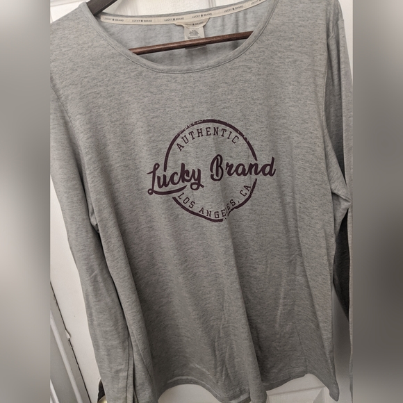 Lucky Brand Tops - Lucky Brand XL women's Long Sleeve Crew Neck Tee